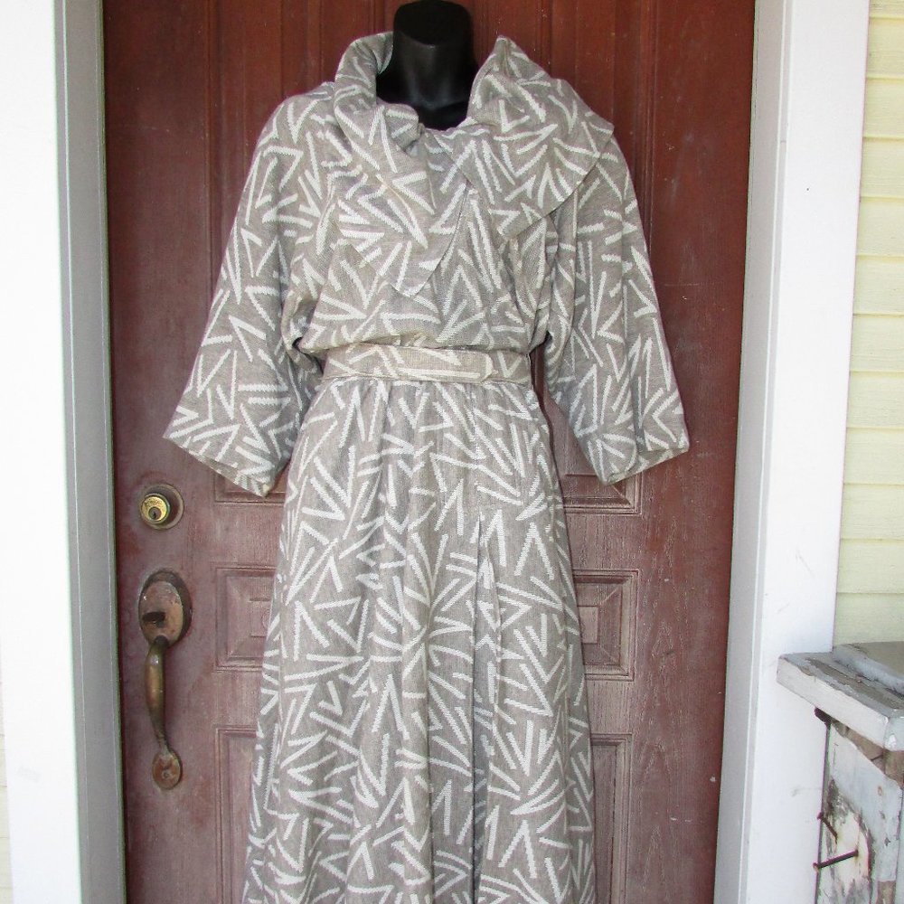 Vintage 1980's Sybil of California Midi Dress 8